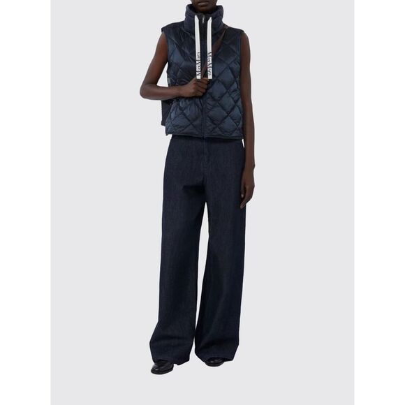 Max Mara The Cube Waistcoat Woman Blue